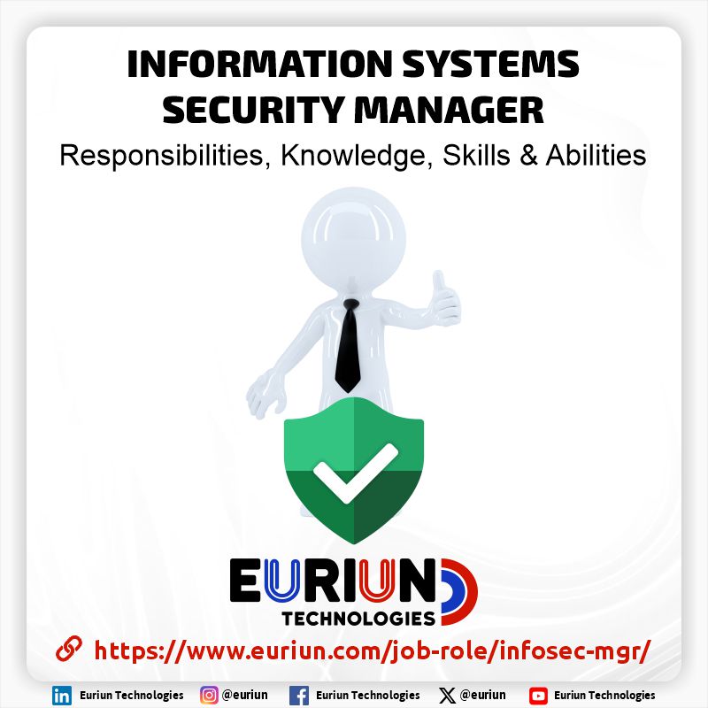 Information Systems Security Manager (Job Role) - NIST NICE Framework