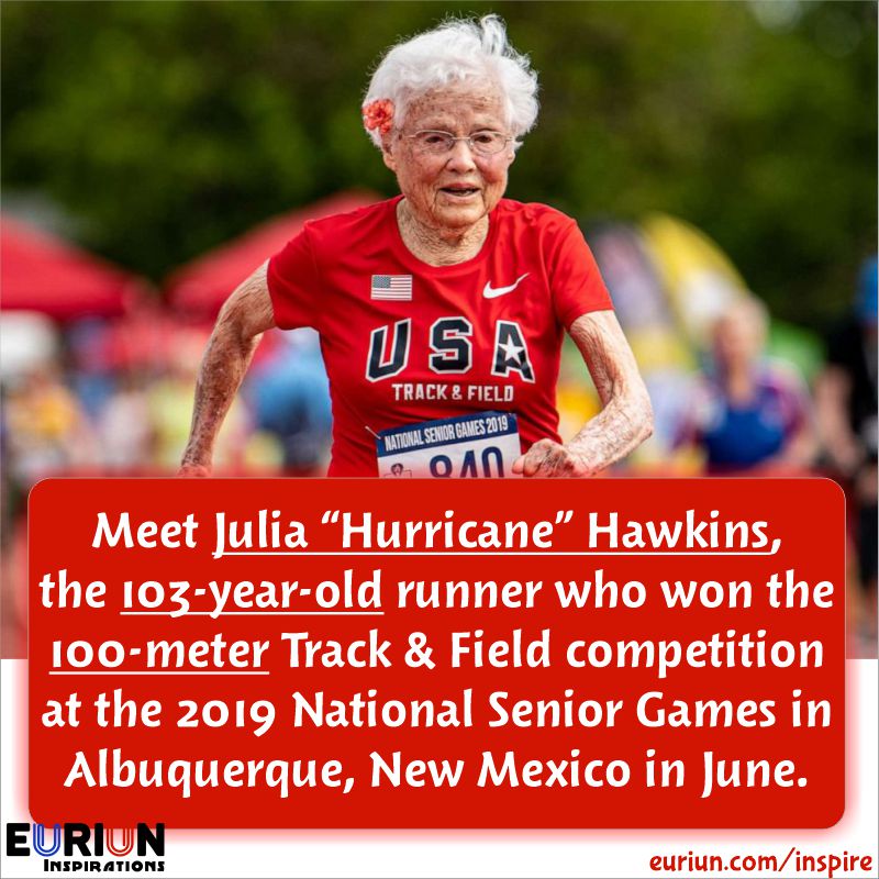 Meet Julia Hawkins, the 103 Year Old Track & Field Runner